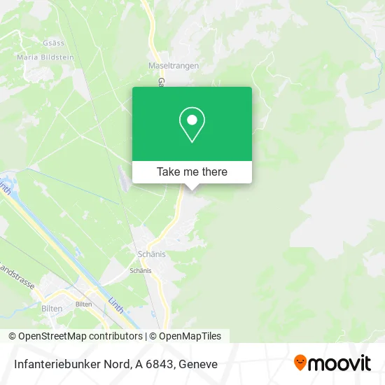 Infanteriebunker Nord, A 6843 map