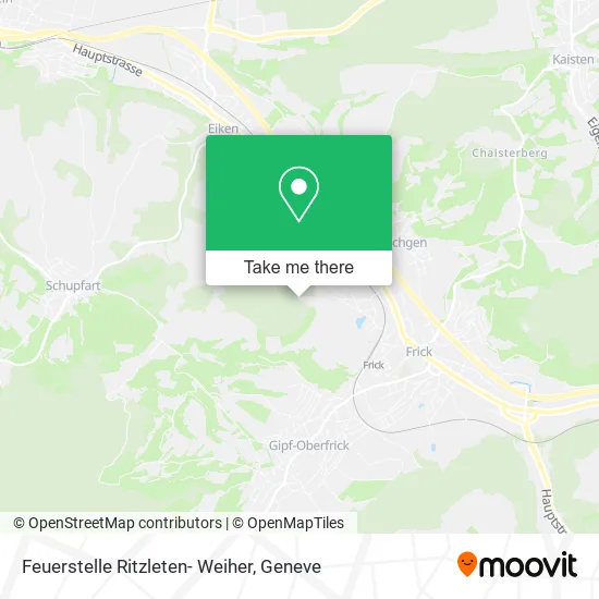 Feuerstelle Ritzleten- Weiher map
