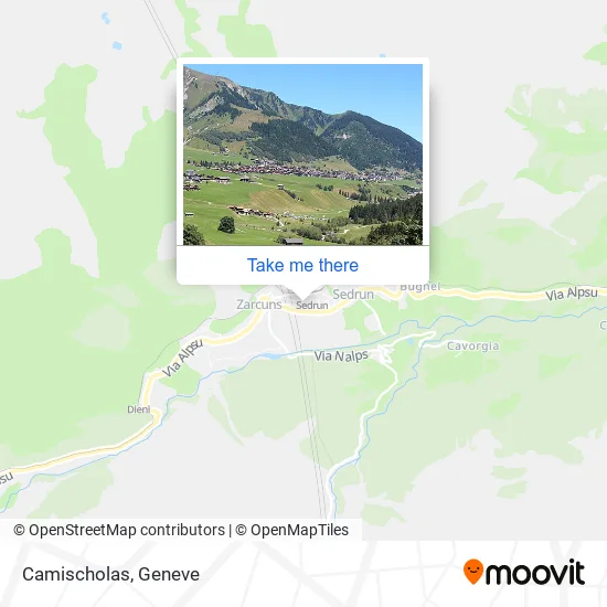 Camischolas map