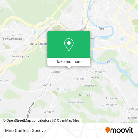 Miro Coiffeur map