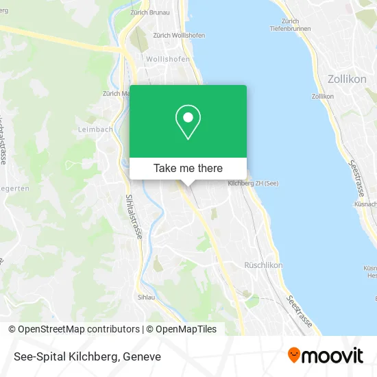 See-Spital Kilchberg map