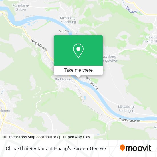 China-Thai Restaurant Huang's Garden map