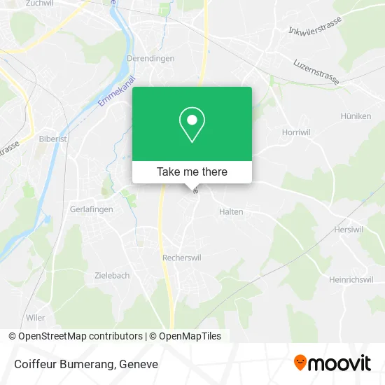 Coiffeur Bumerang map