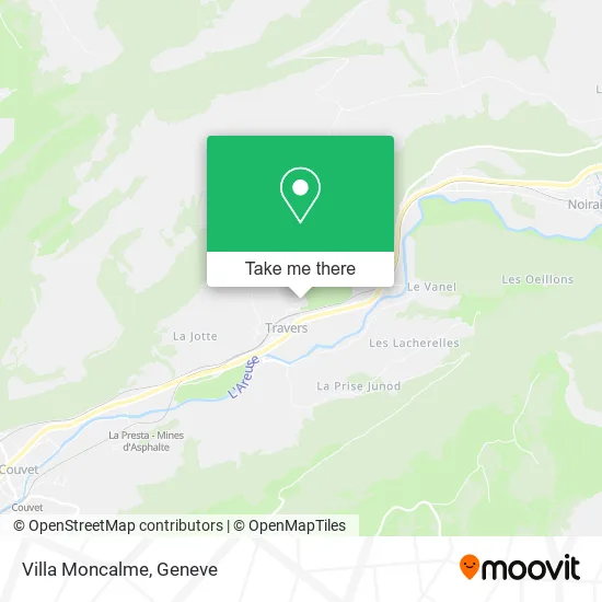 Villa Moncalme map