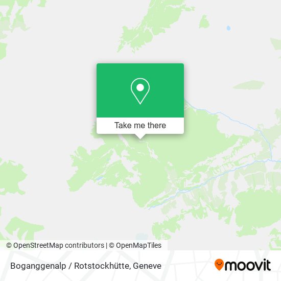Boganggenalp / Rotstockhütte map