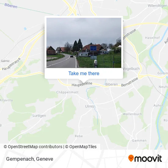 Gempenach map