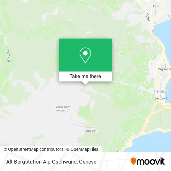Alt Bergstation Alp Gschwänd map