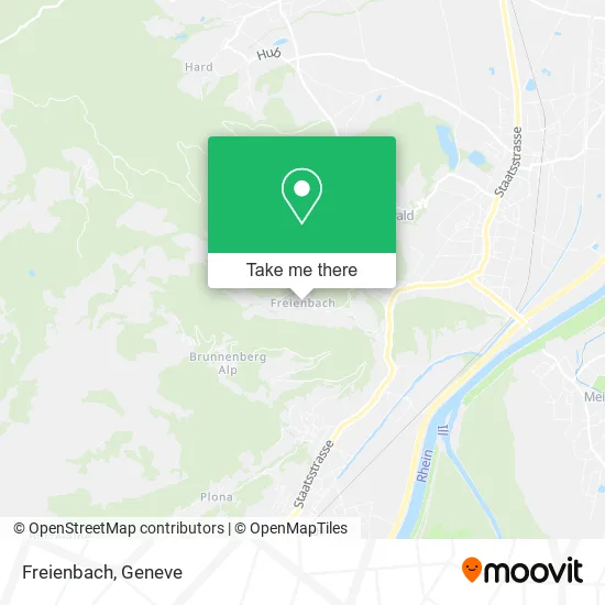 Freienbach map