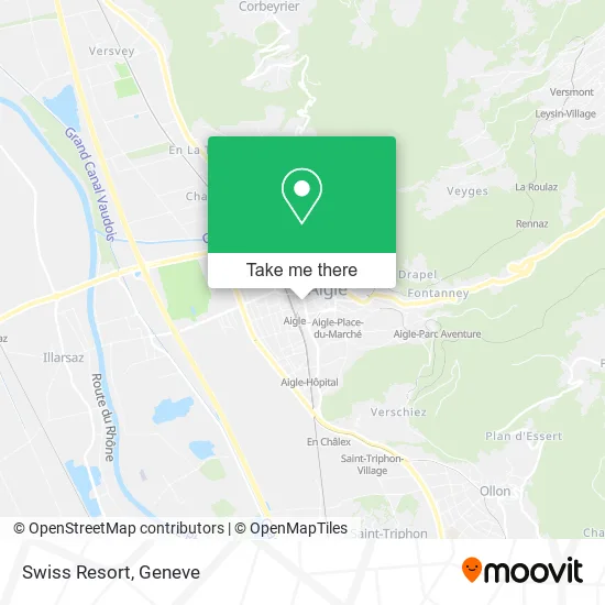 Swiss Resort map