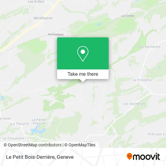 Le Petit Bois-Derrière map