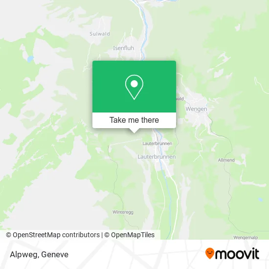 Alpweg map