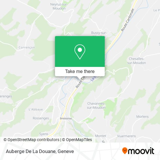 Auberge De La Douane map