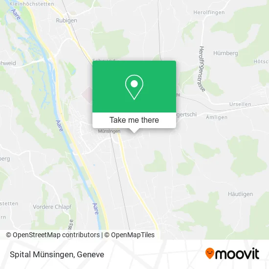 Spital Münsingen map