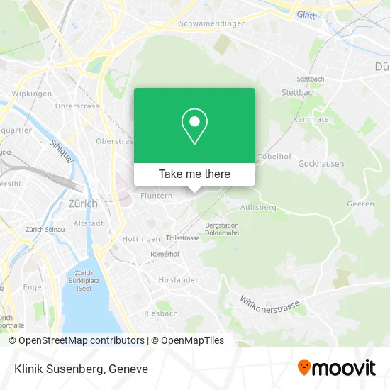 Klinik Susenberg map