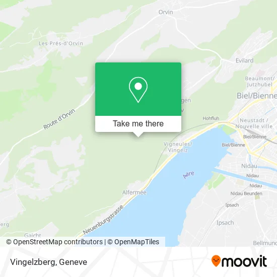 Vingelzberg map