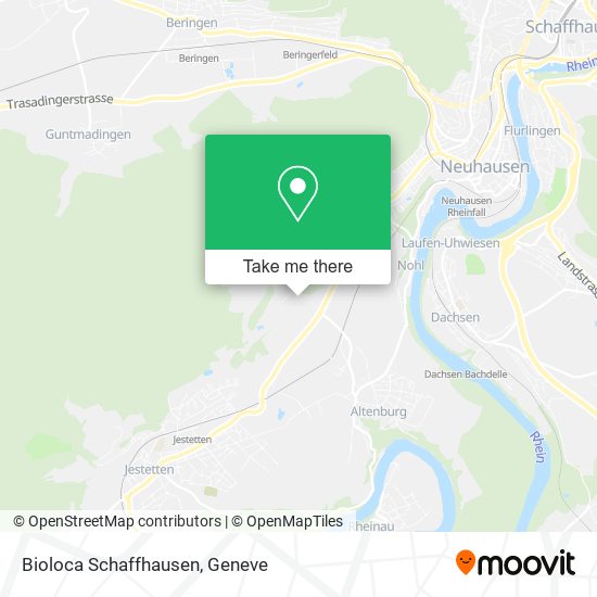Bioloca Schaffhausen map