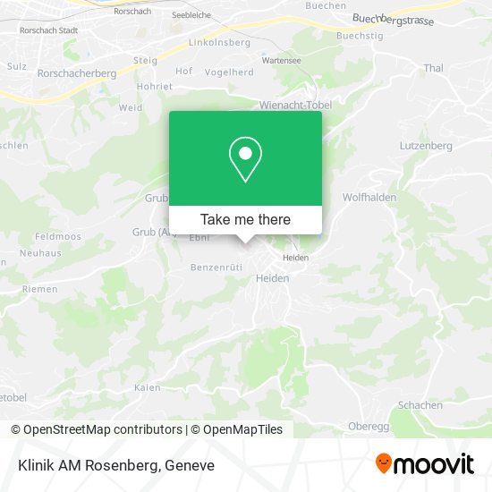 Klinik AM Rosenberg map