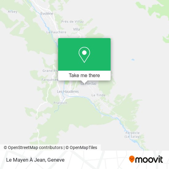 Le Mayen À Jean map