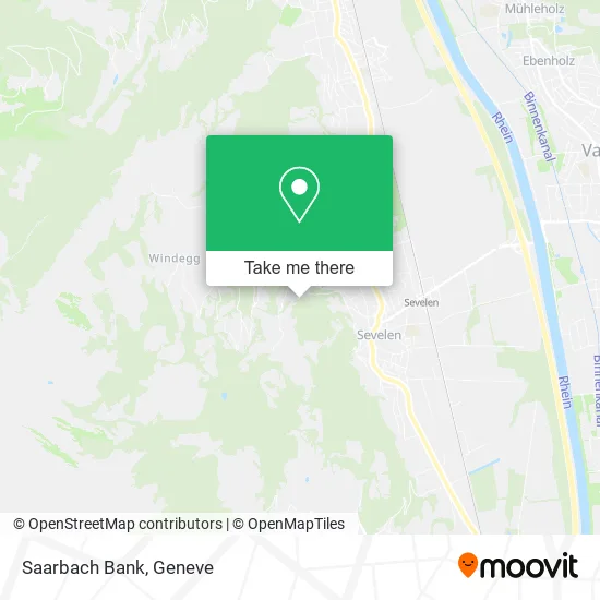 Saarbach Bank map