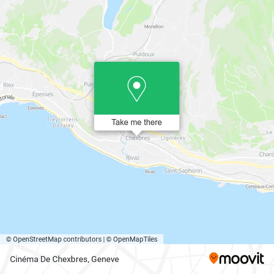 Cinéma De Chexbres map