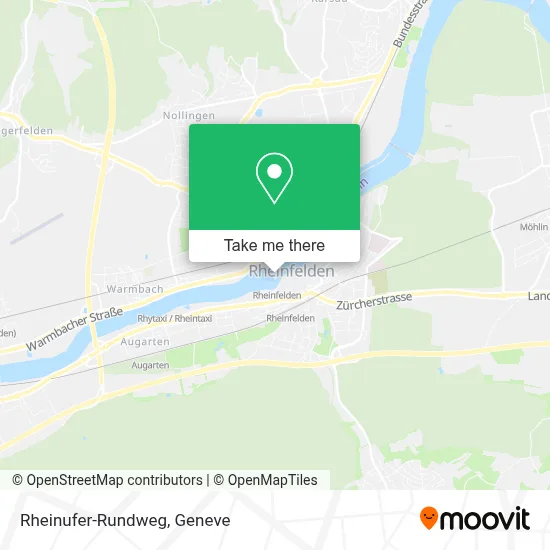 Rheinufer-Rundweg map