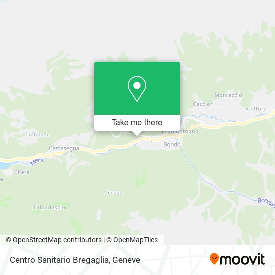 Centro Sanitario Bregaglia map