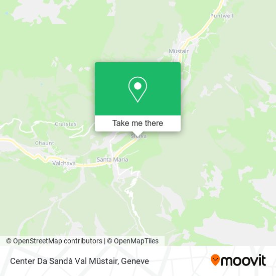 Center Da Sandà Val Müstair map