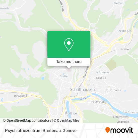 Psychiatriezentrum Breitenau map