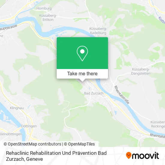 Rehaclinic Rehabilitation Und Prävention Bad Zurzach map