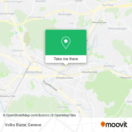 Volks Bazar map