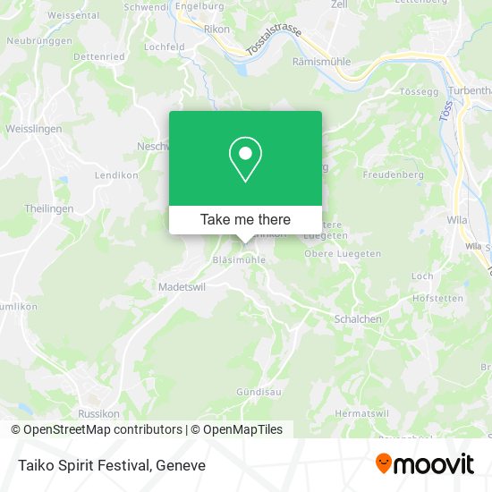 Taiko Spirit Festival map