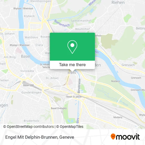 Engel Mit Delphin-Brunnen map