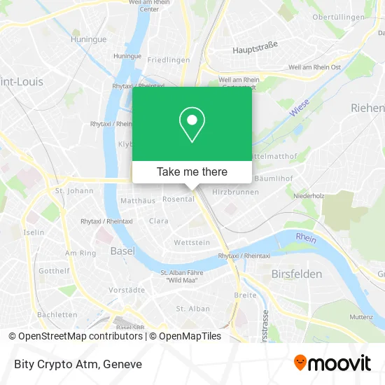 Bity Crypto Atm map