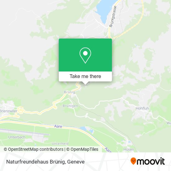 Naturfreundehaus Brünig map