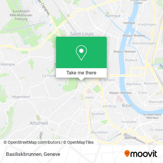 Basiliskbrunnen map