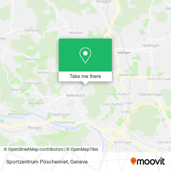 Sportzentrum Pöschenriet map