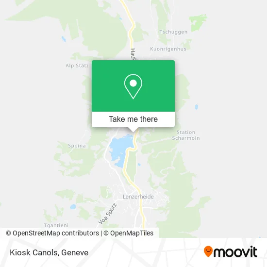 Kiosk Canols map