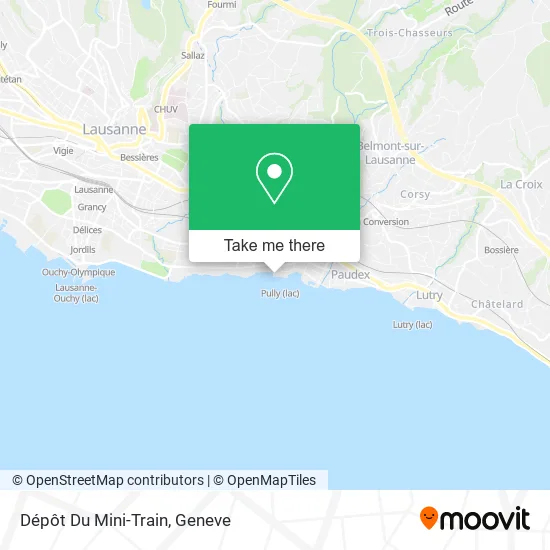 Dépôt Du Mini-Train map