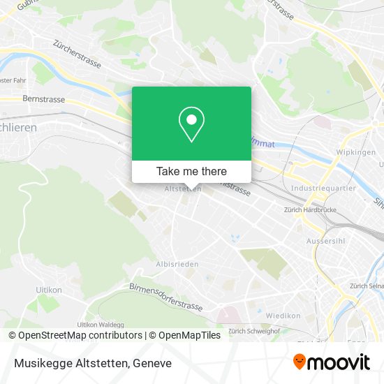 Musikegge Altstetten map