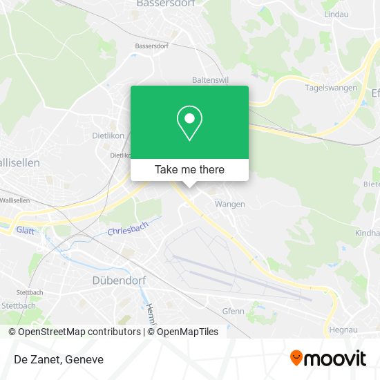 De Zanet map