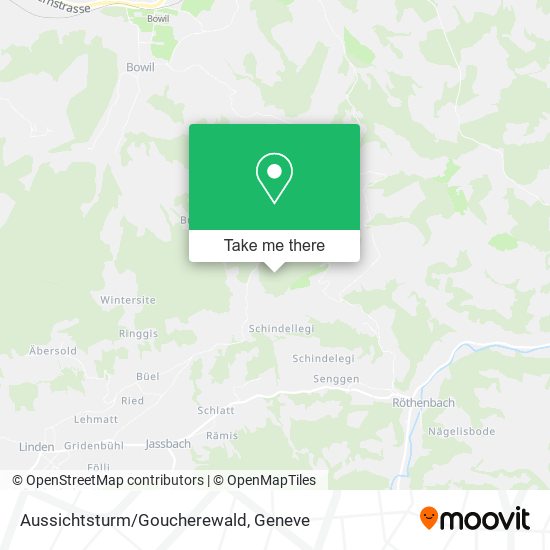 Aussichtsturm/Goucherewald map