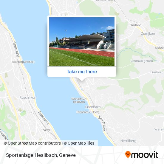 Sportanlage Heslibach map