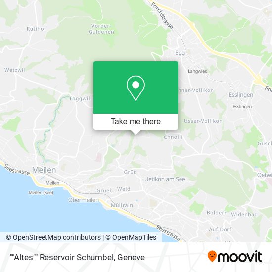 ""Altes"" Reservoir Schumbel map