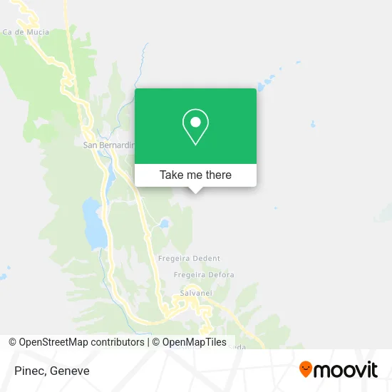 Pinec map