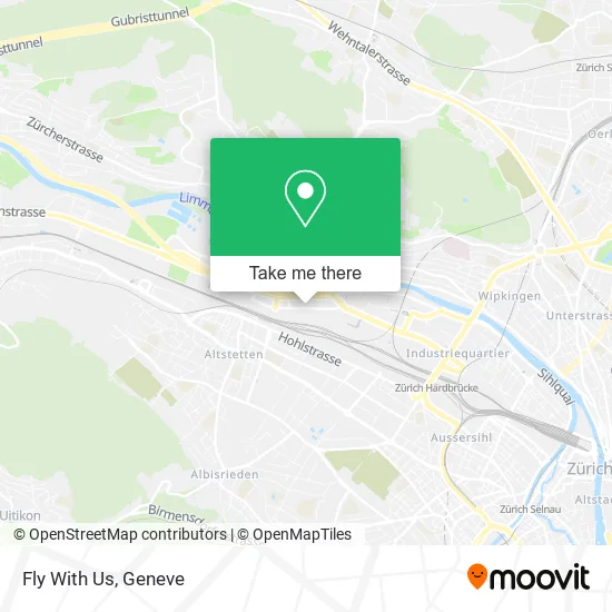 Fly With Us map