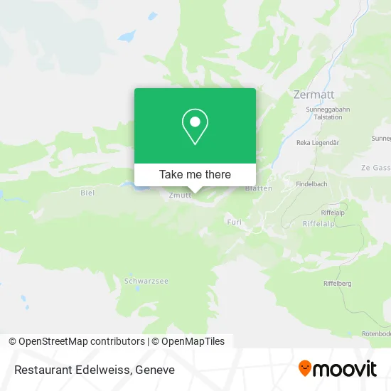 Restaurant Edelweiss map