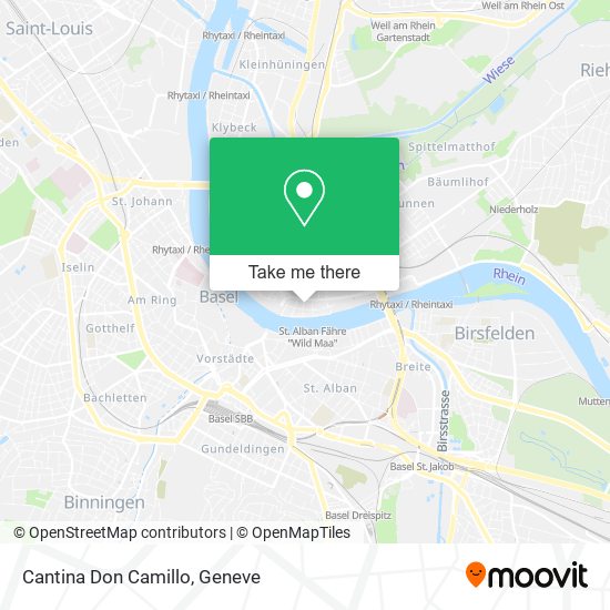 Cantina Don Camillo map