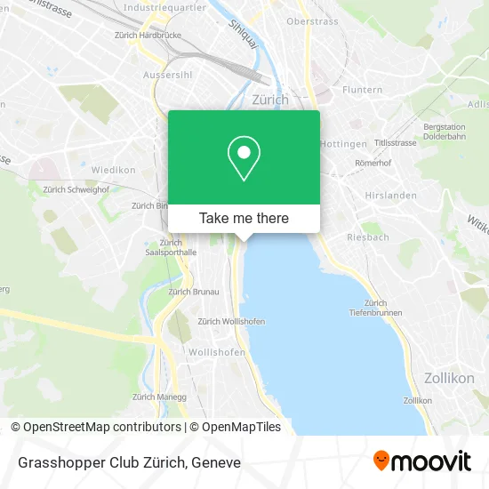 Grasshopper Club Zürich map