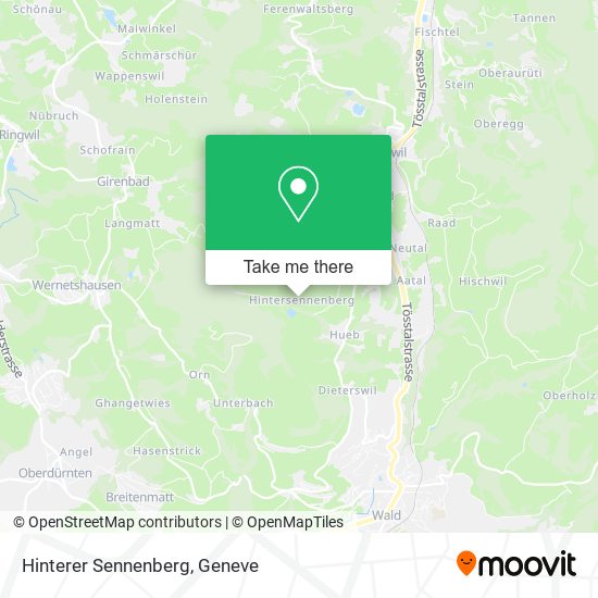 Hinterer Sennenberg map