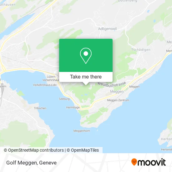 Golf Meggen map